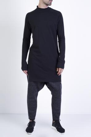 Asymmetric t-shirt with band collar, zdjęcie 2 Asymmetric t-shirt with band collar od Y-3 Yohji Yamamoto